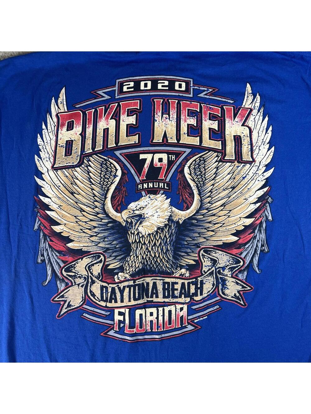 Bike Week Shirt Men Large Daytona Motorcycle Jerzees